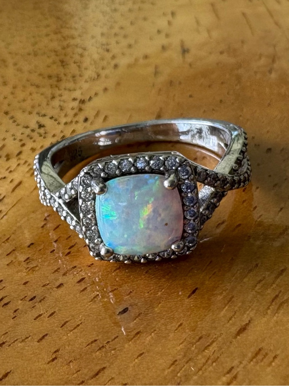 Sterling Silver Opal Ring